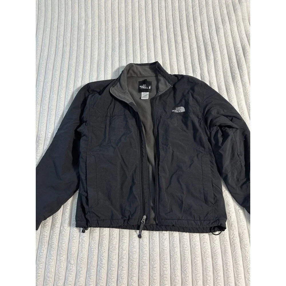 The North Face Summit Series Fleece Lined Jacket Men’s Small Black Y2K Camping